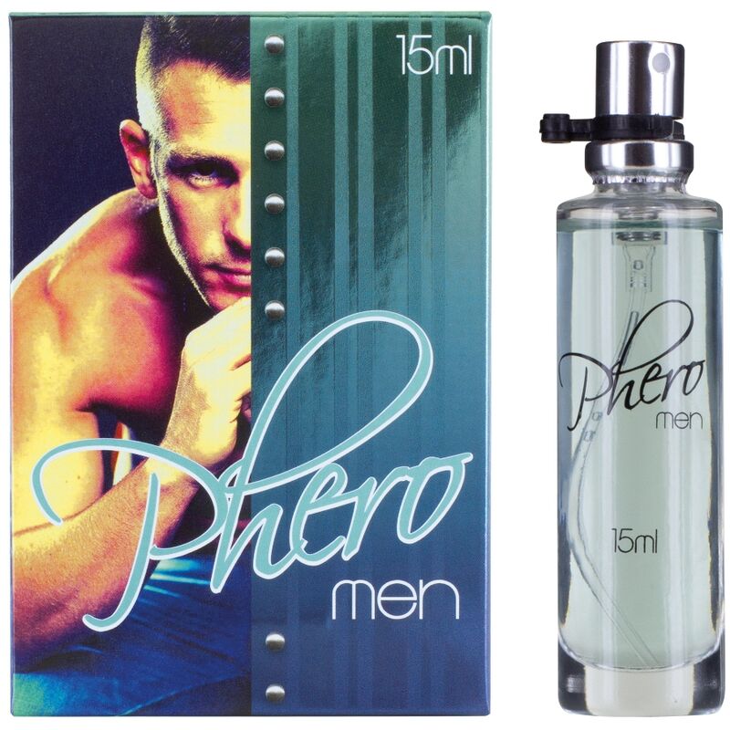 COBECO Male Pheromen perfume bottle, 15 ml, featuring a sleek design and label for pheromone attraction.