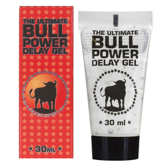 Gel retardante COBECO Bull Power Delay Gel de COBECO PHARMA, muestra el envase y la etiqueta del producto.