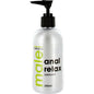 Cobeco Pharma Male Relaxing Anal Lubricant 250ml bottle, clear liquid lubricant for anal comfort and ease of use.