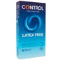 CONTROL Free Sin Latex Condoms, pack of 5, featuring a sleek design and safe, reliable protection.