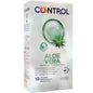 Preservativos CONTROL con aloe vera, 10 unidades en paquete, protección y comodidad para una experiencia segura.