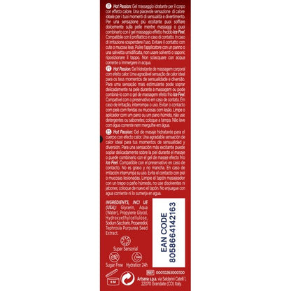 Gel lubricante 3 en 1 CONTROL Hot Passion de 200 ml, con textura suave y aroma estimulante para mayor placer.