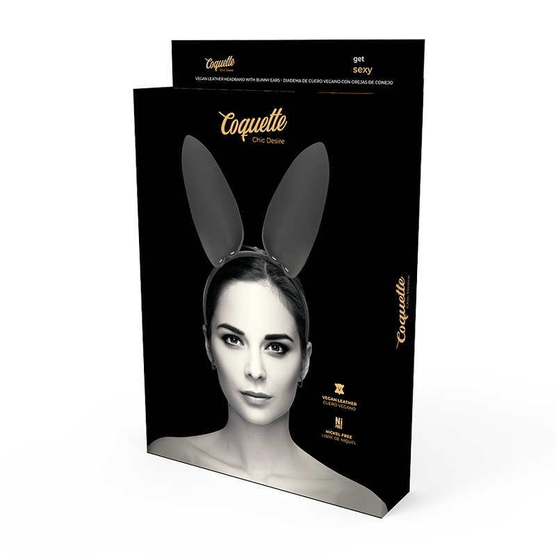 Diadema con orejas de conejo de Coquette Accessories, estilo divertido y elegante para complementar tu look.