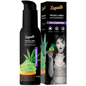 Lubricante vegano Coquette Chic Desire Space Sativa de 100 ml, botella con envase transparente y diseño elegante.