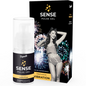 Gel vibrador líquido de fresa Coquette Chic Desire Pulse Gel, 15ml, en envase transparente con etiqueta rosa y tapa plateada.