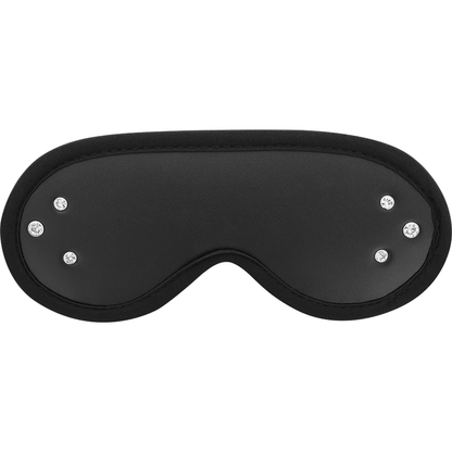 Antifaz de cuero vegano con forro de neopreno de la colección Coquette Fantasy Coquette Chic Desire, para uso sensual y cómodo.