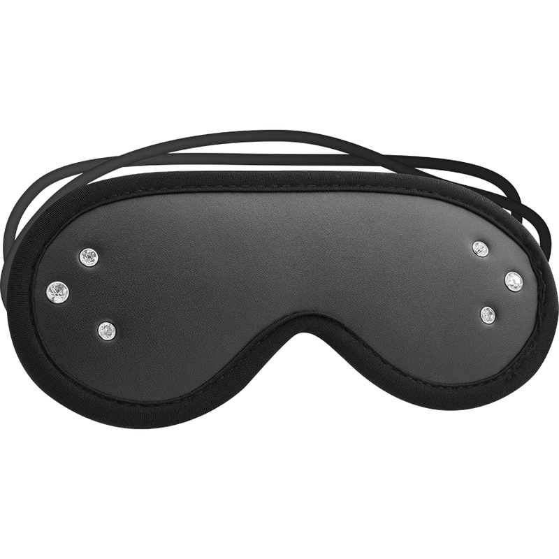 Antifaz coquetté de fantasía de cuero vegano con forro de neopreno, estilo chic y elegante de la marca Coquette Fantasy.
