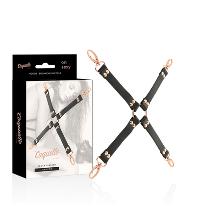Correa de cuerno vegano Coquette Fantasy Chic Desire, con diseño sofisticado para juegos de ataduras y dominación.