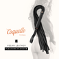 Látigo de cuero vegano Coquette Fantasy Coquette Chic Desire, con diseño elegante y detalles en la imagen.