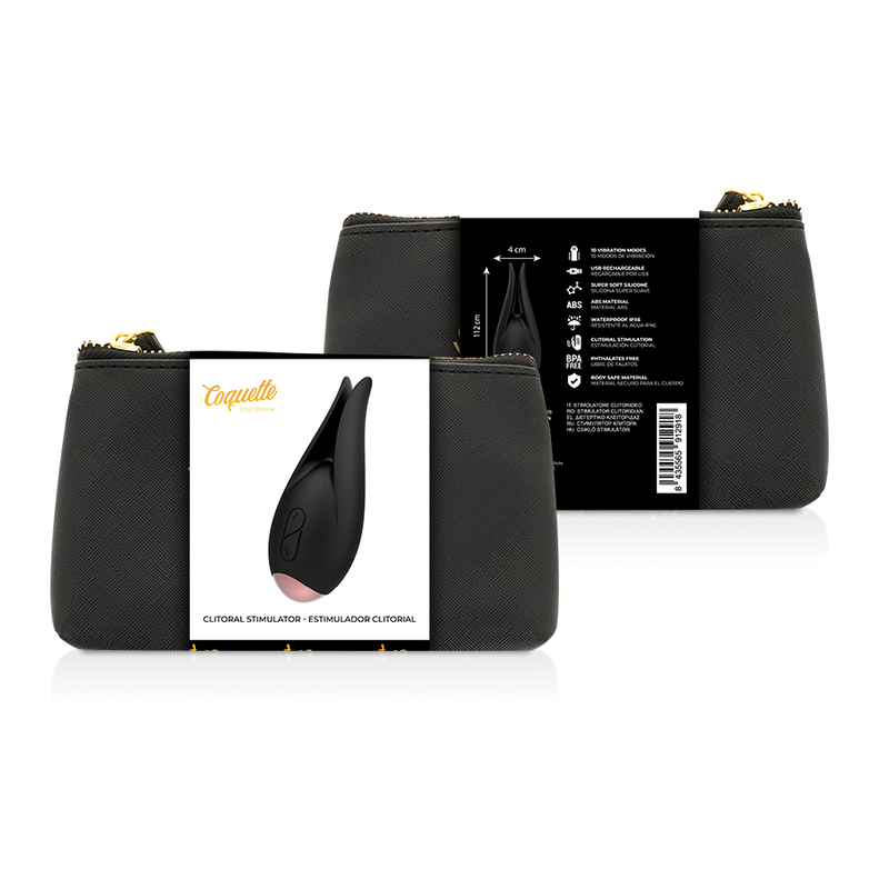 COQUETTE CHIC DESIRE - ESTIMULADOR CLÍTORIS NEGRE / GOLD FLOR