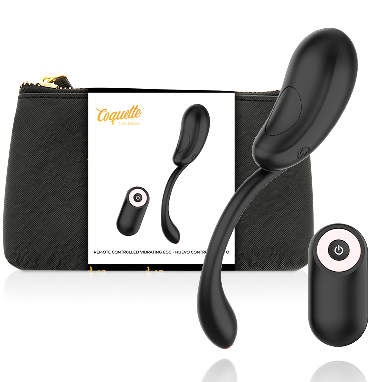 COQUETTE CHIC DESIRE - OU CONTROL REMOT RECARREGABLE NEGRE / GOLD