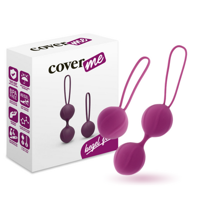 Entrenador pélvico Kegel de la marca COVERME en color lila, diseñado para fortalecer los músculos del suelo pélvico.