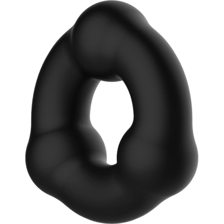 Anillo de silicona con nódulos de la marca CRAZY BULL, diseño resistente y texturizado para mayor comodidad y estimulación.