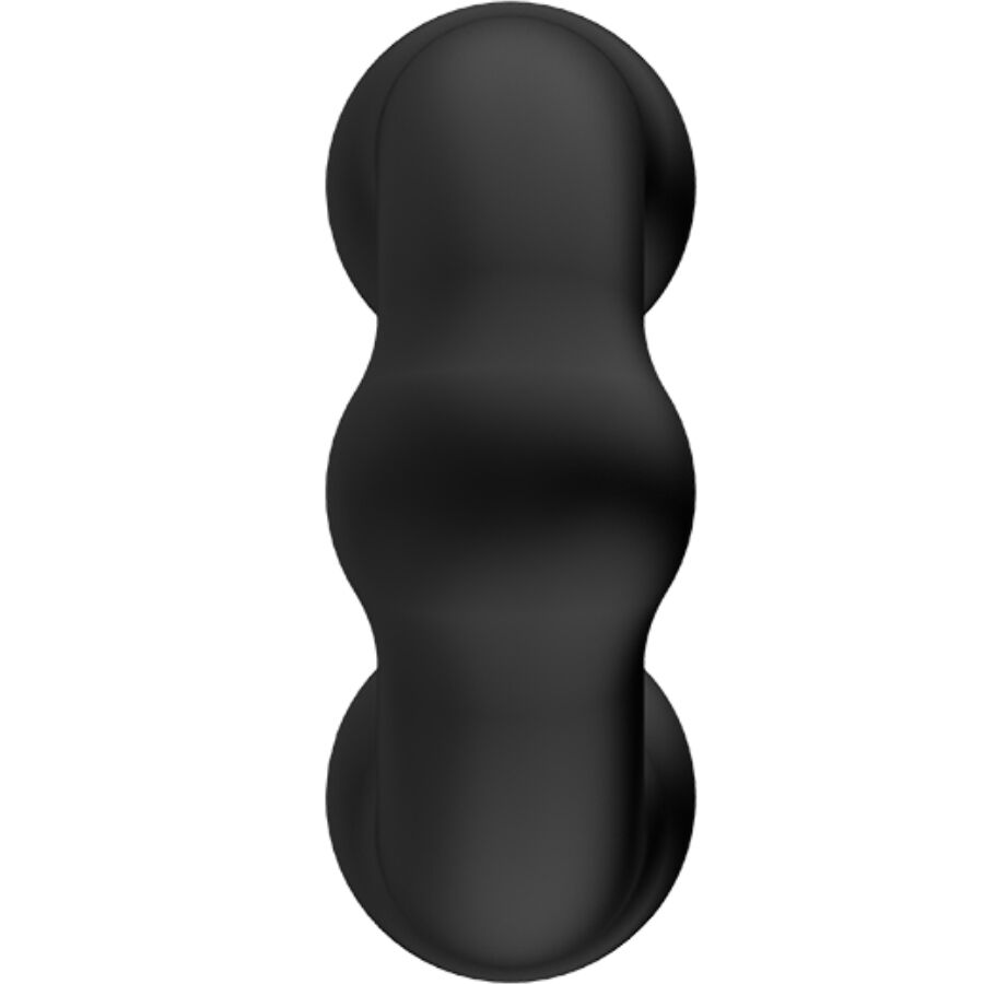 Anillo de silicona con nódulos de la marca CRAZY BULL, diseñado para uso personal y de placer, en color transparente.
