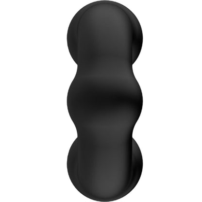Anillo de silicona con nódulos de la marca CRAZY BULL, diseñado para uso personal y de placer, en color transparente.