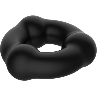 Anillo de silicona con nódulos de la marca CRAZY BULL, diseñado para brindar estimulación y comodidad.
