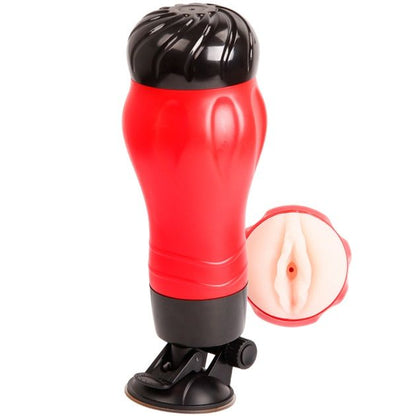 CRAZY BULL Flora Vagina Masturbator with base, showcasing realistic design and texture for enhanced pleasure.