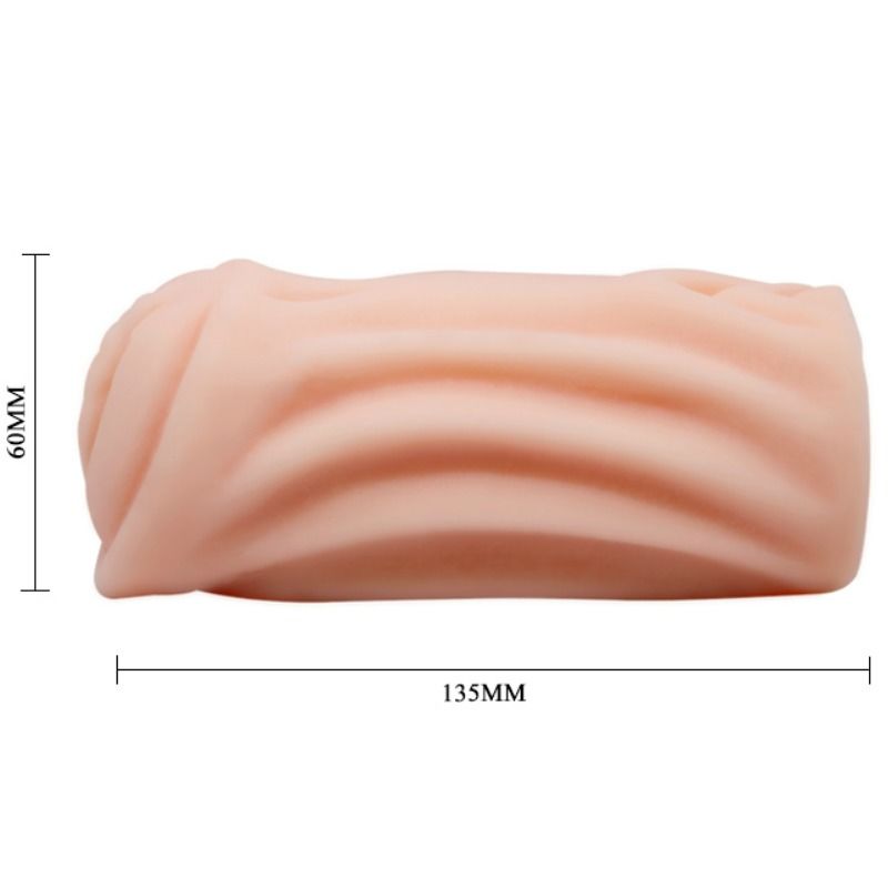 Masturbador femenino Jane de CRAZY BULL, tamaño 13.5 cm, con textura realista para placer íntimo.