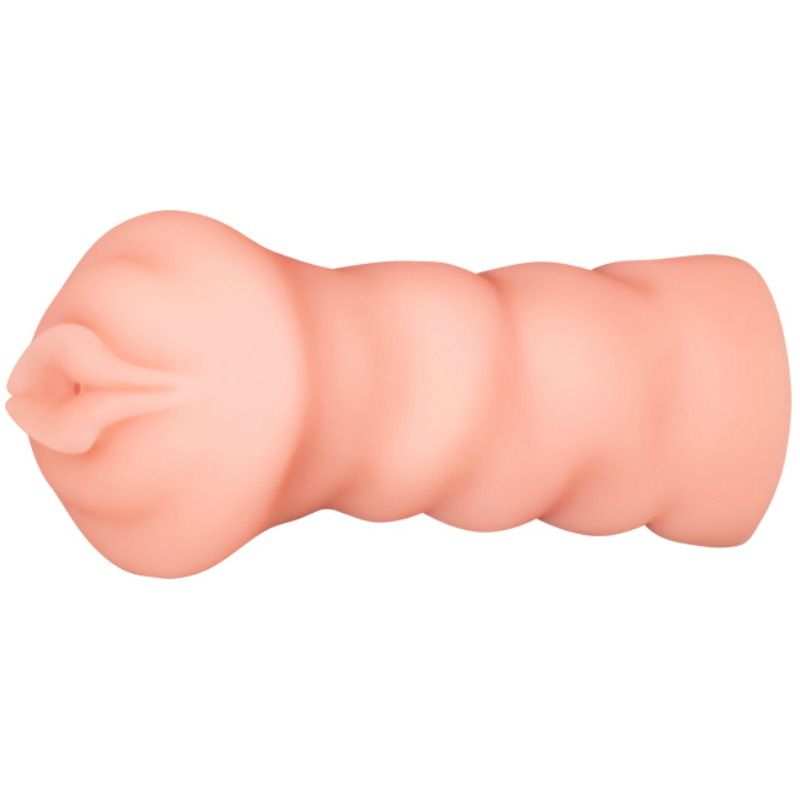 Masturbador vaginal CRAZY BULL Leila, tamaño 13.5 cm, con textura realista, para placer personal.