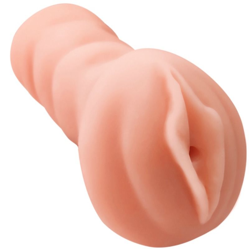 Masturbador vaginal CRAZY BULL Leila, tamaño 13.5 cm, con textura realista y detalles internos para mayor placer.