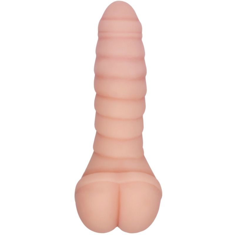 Pene multifuncional de 21.8 cm de la marca CRAZY BULL, diseñado para uso íntimo y placer, con detalles visibles en la imagen.