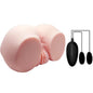 Vagina y ano realistas con vibración de la marca CRAZY BULL, simuladores de placer con detalles anatómicos realistas.