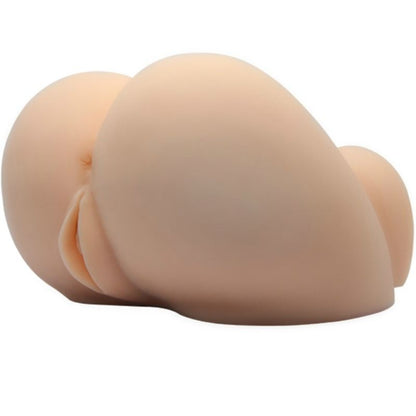 Vagina y ano realistas con vibración de la marca CRAZY BULL, posición 6, con detalles anatómicos y función de vibración.