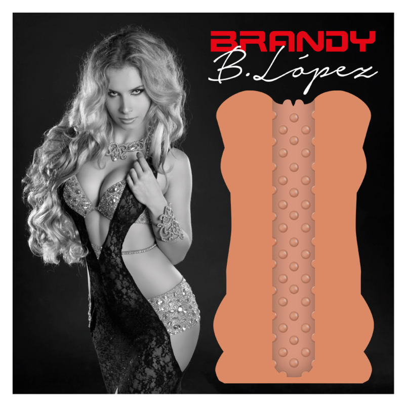 JAMYJOB Signature Brandy vagina masturbator by Cyber Girls, showcasing realistic design and detailed textures.