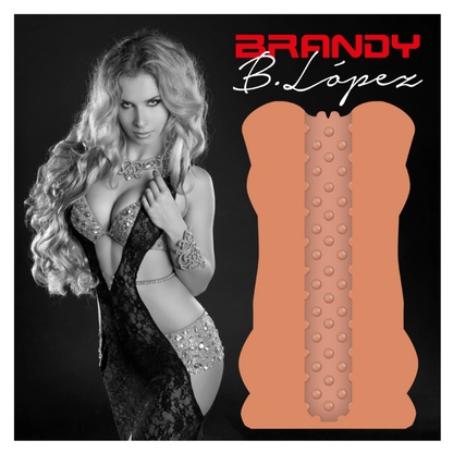 JAMYJOB Signature Brandy vagina masturbator by Cyber Girls, showcasing realistic design and detailed textures.