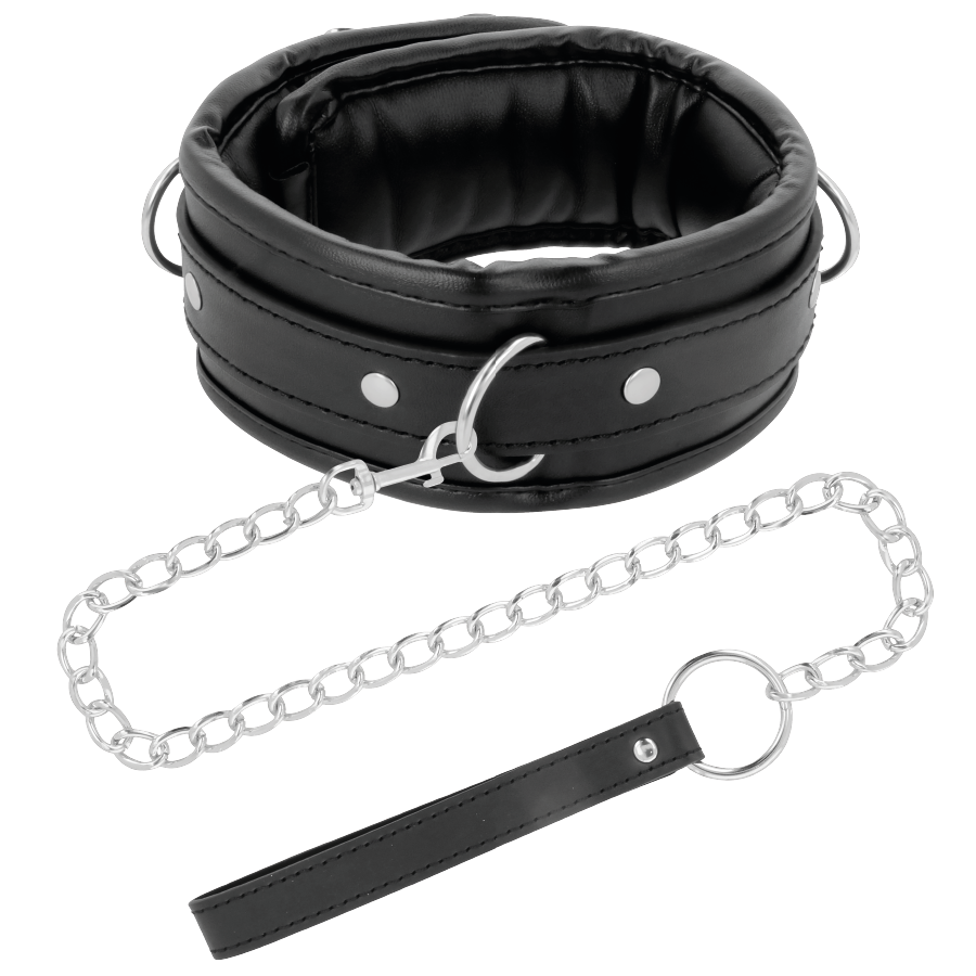 DARKNESS - COLLAR AMB CADENA SOFT LEATHER