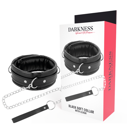 DARKNESS - COLLAR AMB CADENA SOFT LEATHER