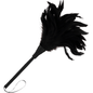 Pluma estimuladora negra LUX de la marca DARKNESS SENSATIONS, diseñada para sensaciones suaves y estimulantes.