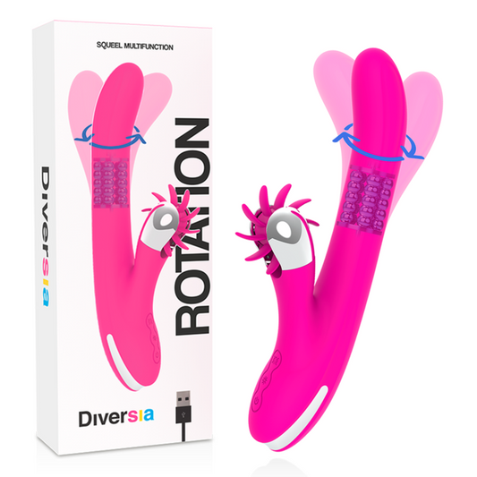 Reno de 24 cm DIVERSIA Bunny Rotation con diseño colorido y divertido para niños y mascotas.