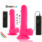 DIVERSIA - DILDO REALÍSTIC FLEXIBLE AMB VIBRACIÓ ROSA 20.5 CM -O- 4.2 CM