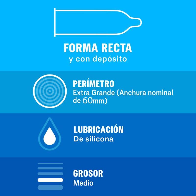 Condones Durex Natural XL en paquete de 12, con envase visible y diseño del producto.