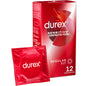 Durex Sensitivo Contacto Total condoms pack featuring 12 ultra-thin condoms for enhanced sensitivity and comfort.
