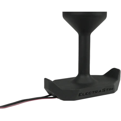 Plug anal eléctrico Electrastim Mr-S de cuero, con diseño ergonómico y material resistente para uso íntimo y placentero.