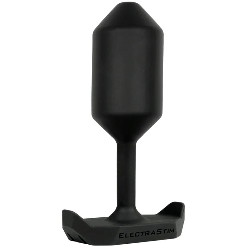 Plug anal eléctrico Electrastim Mr-S de cuero, con diseño ergonómico y acabado en cuero para uso íntimo y estimulante.