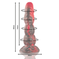 Dildo EPIC ARES Pasión Combativa, con textura realista y diseño ergonómico para placer personal.