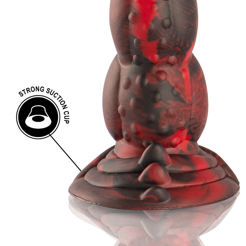 Dildo pasional de la marca EPIC, modelo ARES, con diseño realista y textura detallada para uso íntimo.