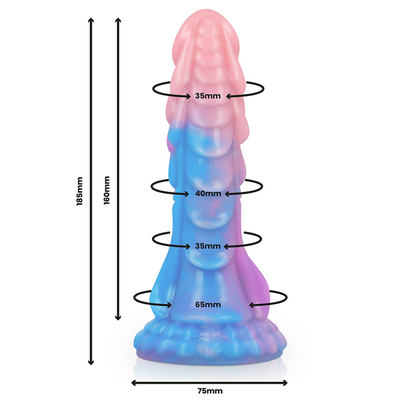 Dildo extraterrestre con forma humana de la marca EPIC, diseñado para uso íntimo y estimulante.