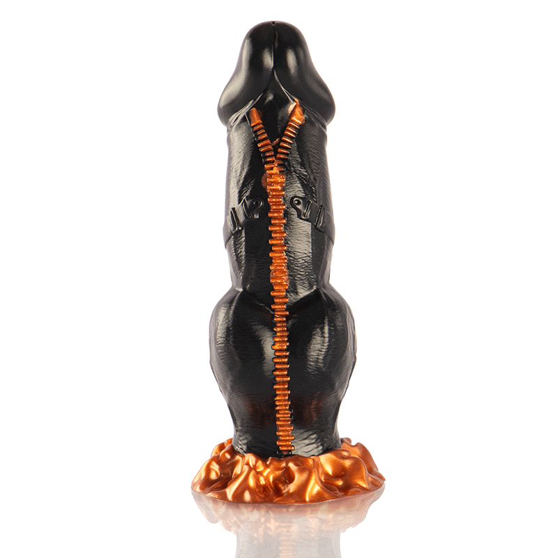 Dildo EPIC Deimos Poder del Éxtasis, con diseño realista y textura detallada, para placer íntimo y experiencias sensuales.