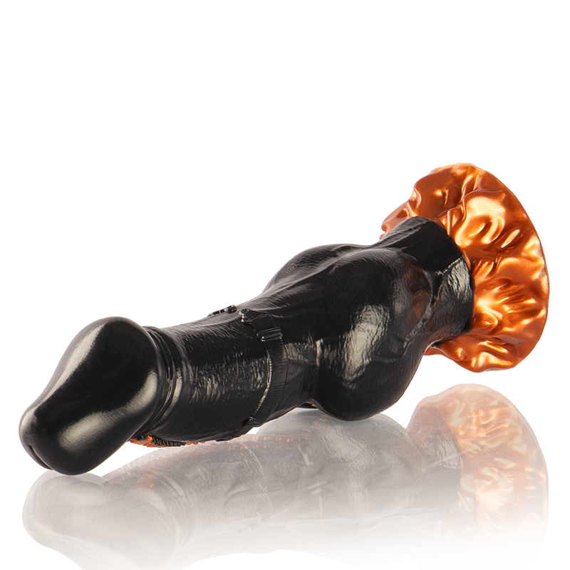 Dildo EPIC Deimos Poder del Éxtasis, de tamaño mediano y textura realista, diseñado para placer y estimulación.