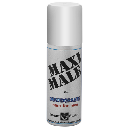 EROS-ART intimate deodorant for men with pheromones in a 75 ml bottle, featuring sleek packaging and easy-to-use design.