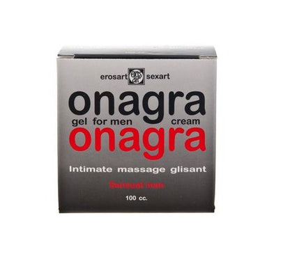 Gel potenciador masculino EROS-ART con onagra, frasco de 100 cc, para mejorar la vitalidad y rendimiento de los hombres.