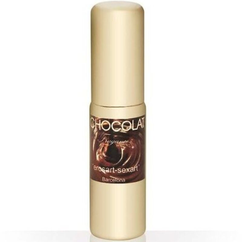 EROS-ART Chocolate Afrodisiaco perfume in a 20 cc bottle with a sleek design, showcasing its rich, dark color.