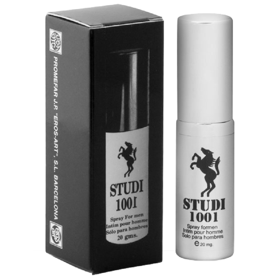 Spray retardante EROS-ART STUDI 1001, 20 ml, en botella con pulverizador para uso en productos de estudio y arte.