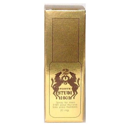 Spray retardante EROS-ART STUDI FORTE 1001 en botella de 20 ml, producto para prolongar la duración.