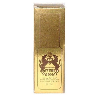 Spray retardante EROS-ART STUDI FORTE 1001 en botella de 20 ml, producto para prolongar la duración.