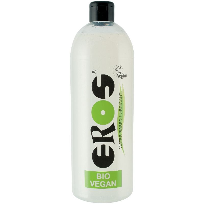 EROS Classic Line Bio Vegan Water-Based Lubricant 100 ml bottle with a clear label and sleek design.